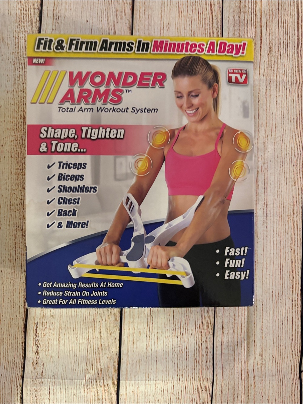Total Arm Workout System - White and Yellow